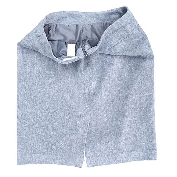 Worthington Petite Stretch Gray Normcore Light Academia Pencil Skirt ♥️ - Picture 2 of 4